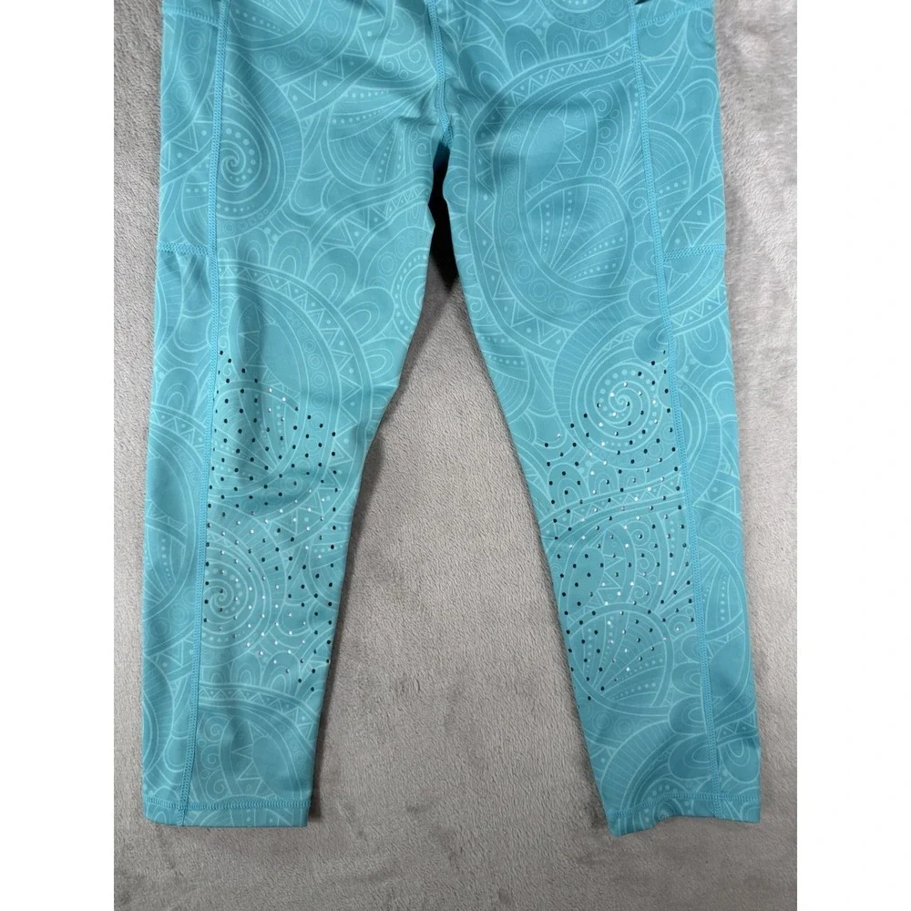 Constantly Varied Gear Leggings Womens‎ Medium Blue Capri 20